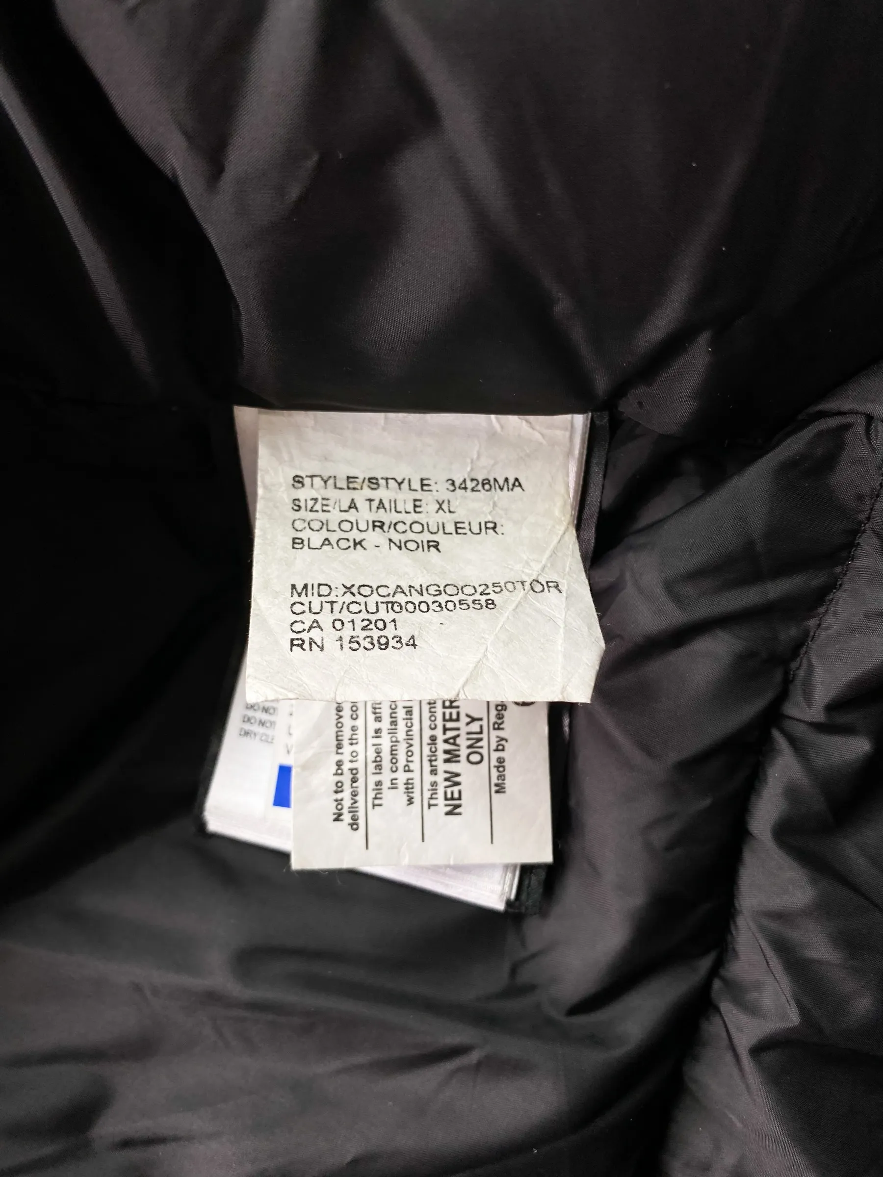 Canada Goose Black Langford Men's Jacket