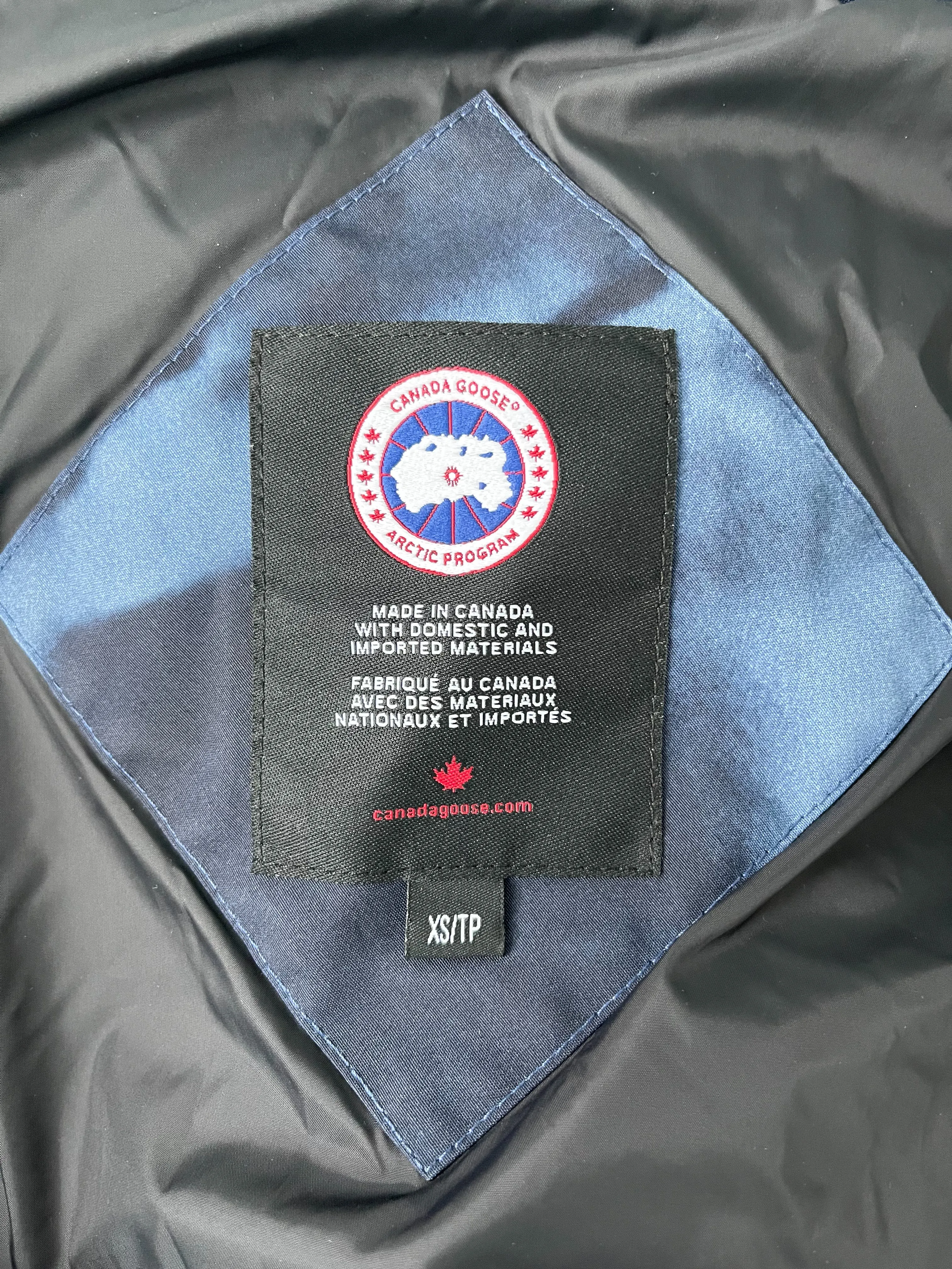 Canada Goose Blue Abstract Wyndham Parka