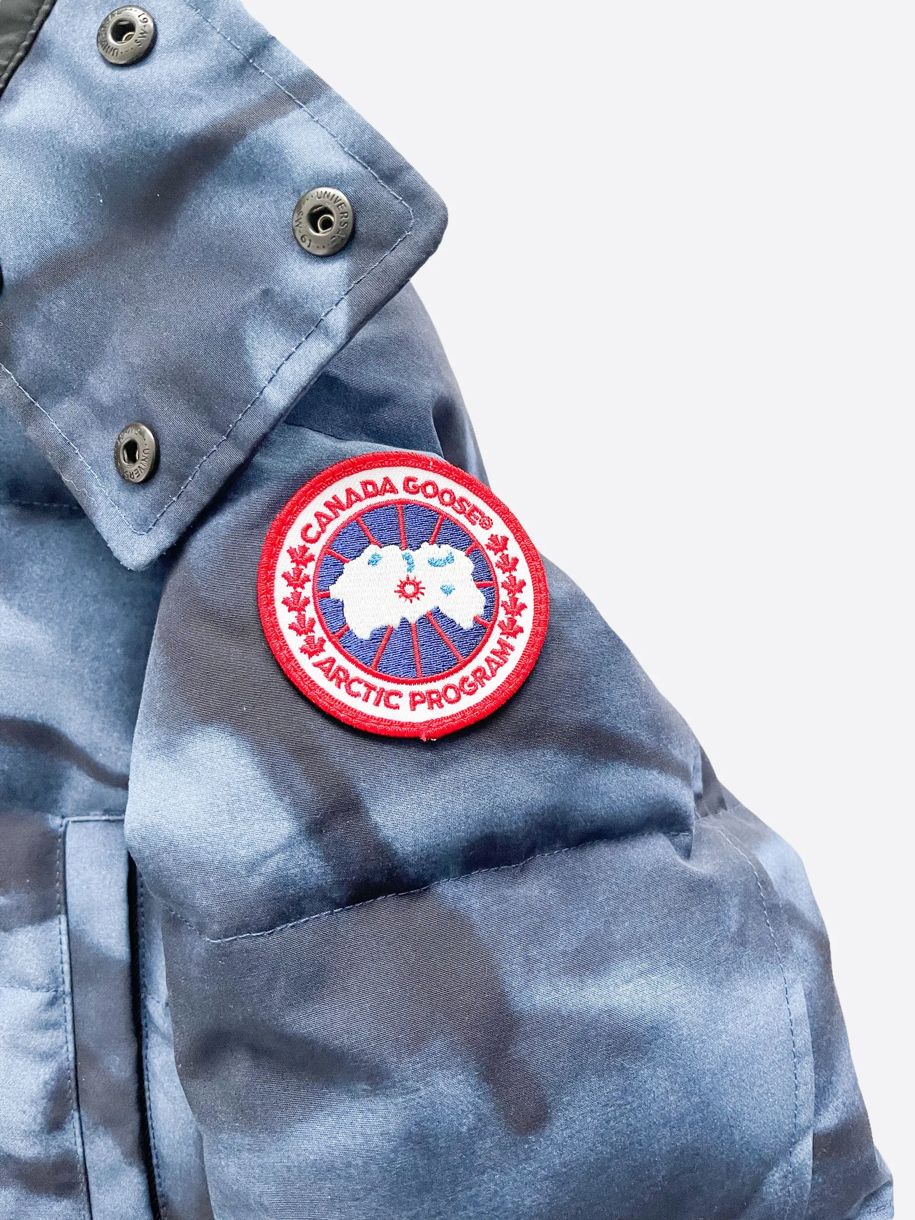 Canada Goose Blue Abstract Wyndham Parka