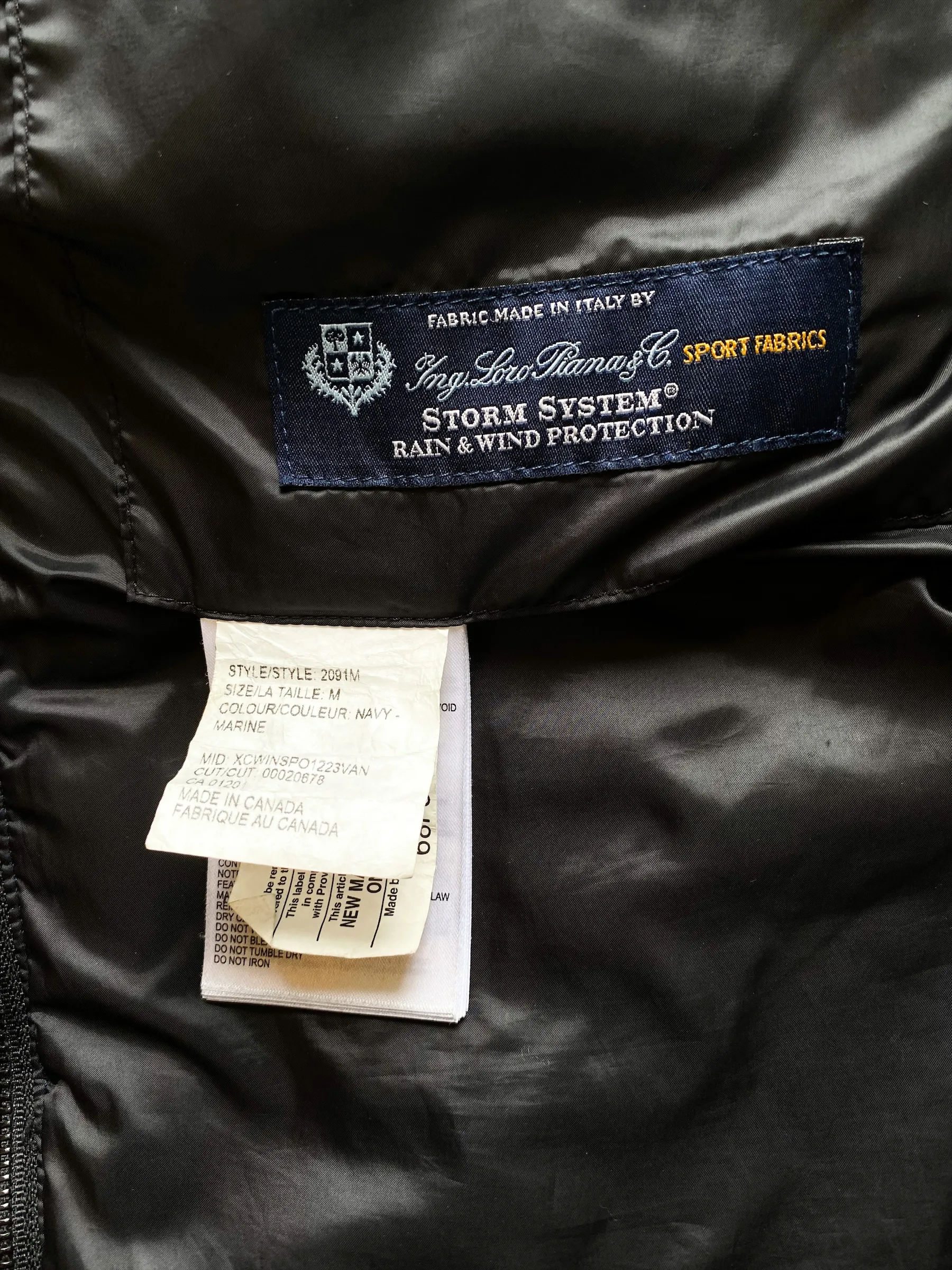 Canada Goose Loro Piana Navy Chatham Men's Jacket