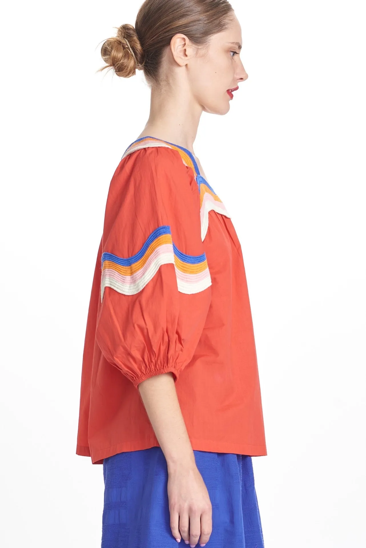 PATTI SQUARE NECK TOP ORGANIC COTTON
